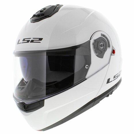 Мотошолом LS2 FF908 Strobe II Solid Gloss White ECE2206 XS