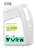 Жидкость охлаждающая Vira Concentrate Antifreeze G11 зеленая концентрат 5 л (VI3002)