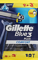 Станок Gillette Blue 3 Comfort (12) одноразовый