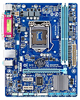 Материнская плата s1155 g2-3 Intel H61 GM 2*DDR3 Gigabyte GA-H61M-DS2 mATX бу