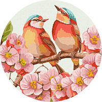 Набір для розпису по номерах. "Весняне цвітіння" d33см [tsi225982-ТCІ]