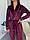 Жіноча піжама велюрова на запах, тепла піжама жіноча, модна піжама, жіноча піжама плюшева, фото 5