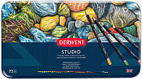 Цветные карандаши Studio 72цв Derwent~#~Кольорові олівці Studio 72кол Derwent