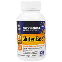 Ферменты для переваривания глютена GlutenEase Enzymedica 120 капсул TP, код: 7699842