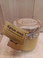 Крем-мед с сосновим пилком / Мед разнотравье , 250 г, КСМ "Живий дім"