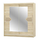 Шафа-купе 2Д Аляска (Мебель-Сервіс) 2000х606х2150мм, фото 3