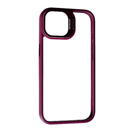 Чехол Easoncase Metal Holder (with Camera Protect) для Apple iPhone 15 Bordo, фото 1