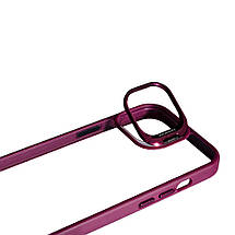 Чехол Easoncase Metal Holder (with Camera Protect) для Apple iPhone 15 Bordo, фото 4
