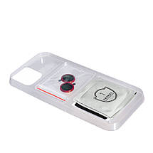 Чехол Easoncase Metal Holder (with Camera Protect) для Apple iPhone 15 Bordo, фото 5