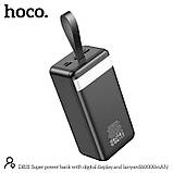 Повербанк високої ємності HOCO DB31 Super Power 60000mAh 2.1A Black, фото 4