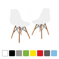 Стілець Bonro В-173 FULL KD крісло для кухні кафе R_8060 2 шт, Білий