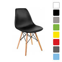 Стілець Bonro В-173 FULL KD крісло для кухні кафе R_8060 1 шт, Чорний