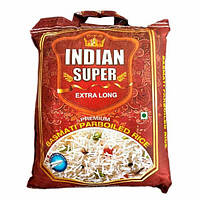 Рис басматі пропарений Indian super extra long premium 5 кг Індія