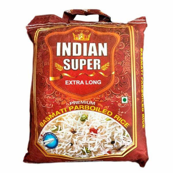 Рис басматі пропарений Indian super extra long premium 5 кг Індія