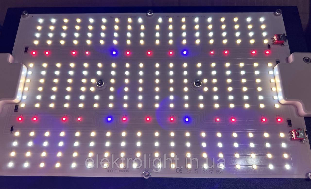 Світлодіодний фітосвітильник для рослин Quantum Board Samsung LM301H EVO 120 Вт + Osram FR + CREE IR + LG UV