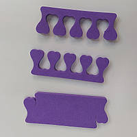 Разделитель пальцев LillyBeaute, упаковка 100 пар, Фиолетовый