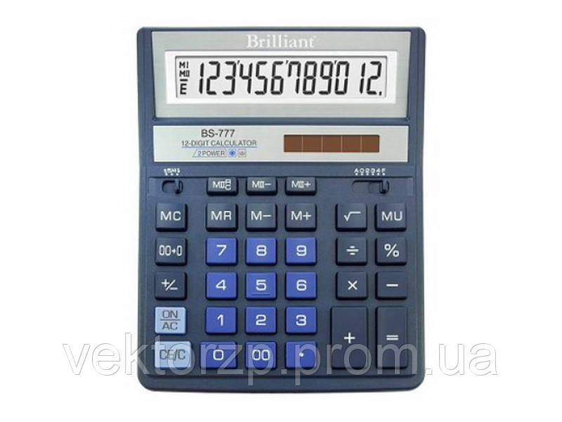 Калькулятор Brilliant BS-777 цветной (BK)