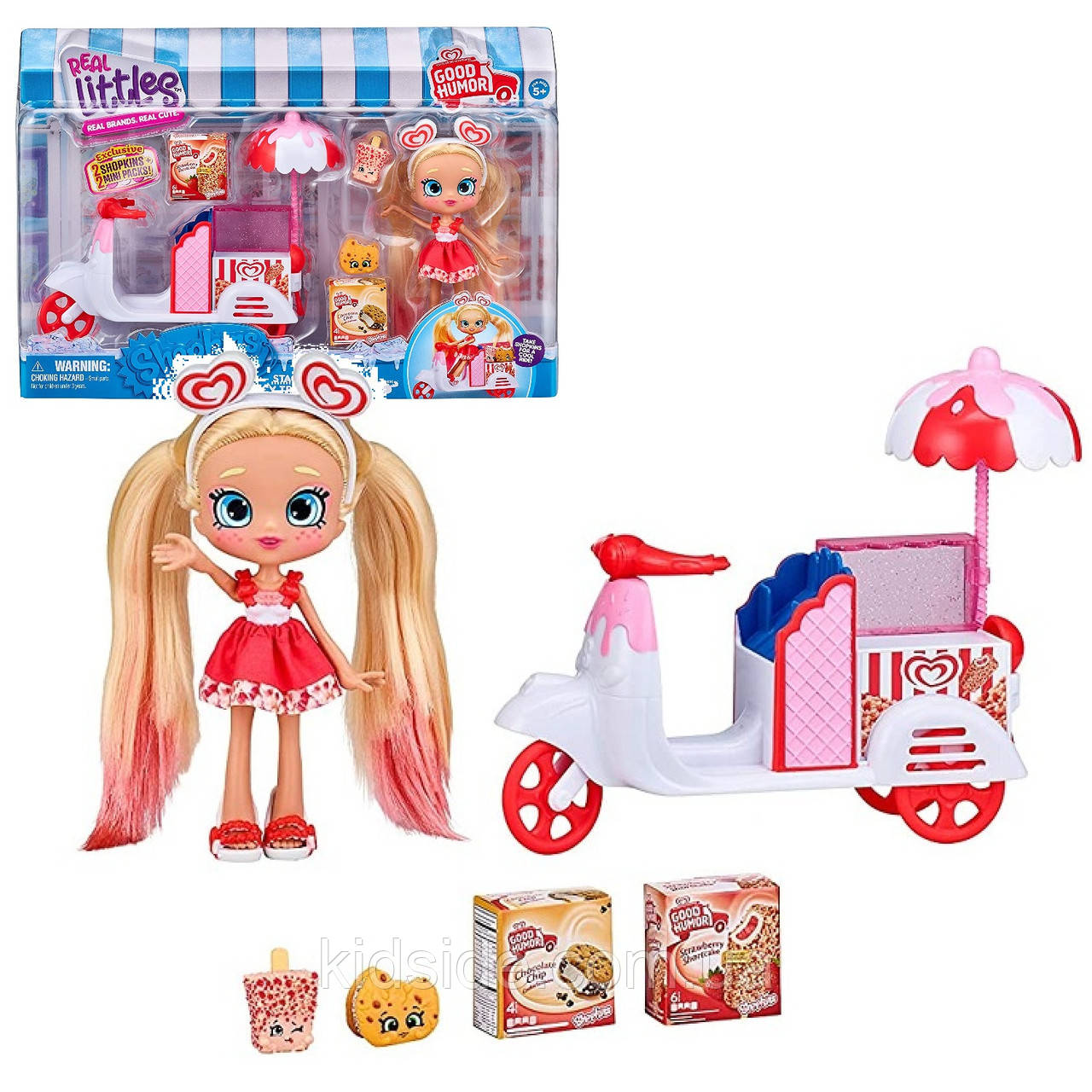 Shopkins Shoppies 57756 Набір Шопкинс Стейсі Кейкс на скутері Real Littles Stacey Cakes
