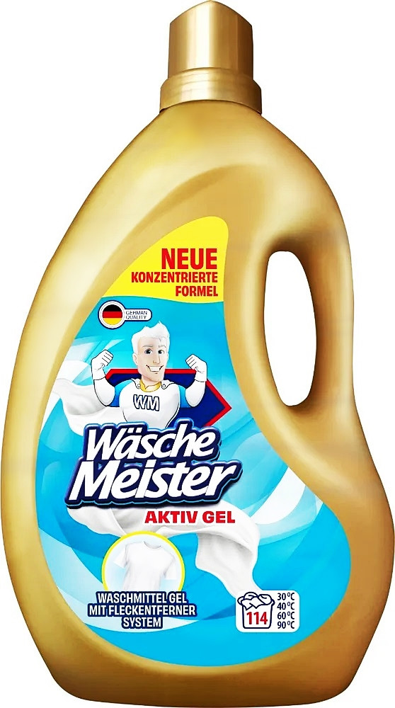 Гель для прання WascheMeister Gold active gel Universal 4л