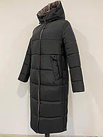 Зимний пуховик пальто женское размеры 50-58