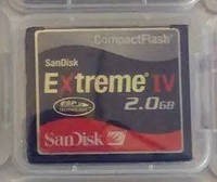 Карта памяти Compact Flash Sandisk 2Gb ExtremeTV