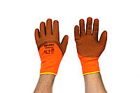 Перчатки защитные, утепленные, трикотажные, с покрытием из вспененного латекса, шероховатое покрытие Ua Drag O 11