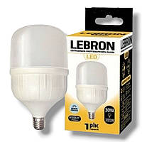 Светодиодная LED лампа LEBRON L-А100, 30W, Е27, 6500K, 2550Lm. (ст.11-18-17)