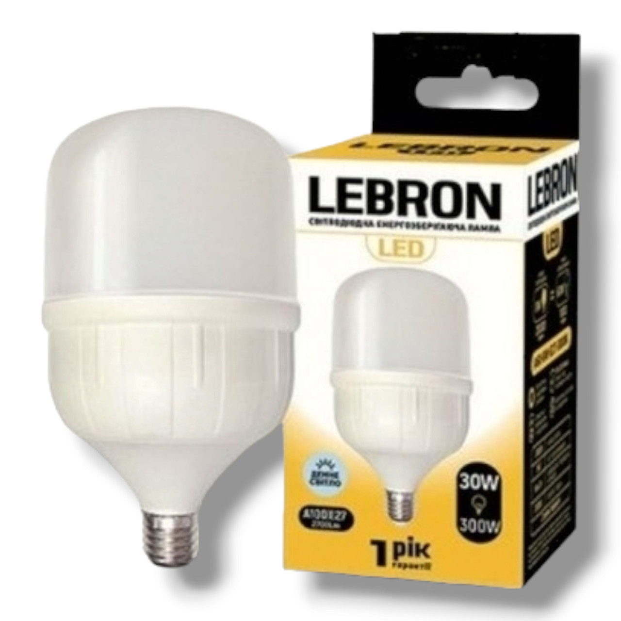 Світлодіодна LED лампа LEBRON L-А100, 30W, Е27, 6500K, 2550Lm . (арт.11-18-17)