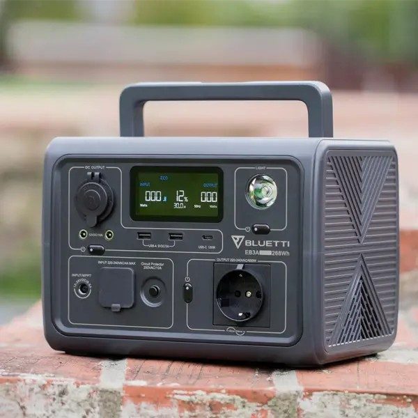 Портативна зарядна станція BLUETTI EB3a (268.8 WH / 600 W)