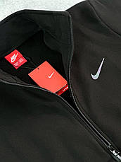 Теплий чоловічий спортивний костюм Nike без капюшона, чоловічий спортивний костюм Найк зимовий із прямими штанами, фото 6