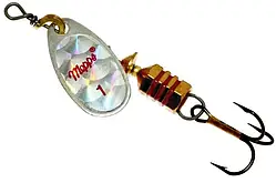 Блешня Mepps Comet Rainbow silver 1/3.5g