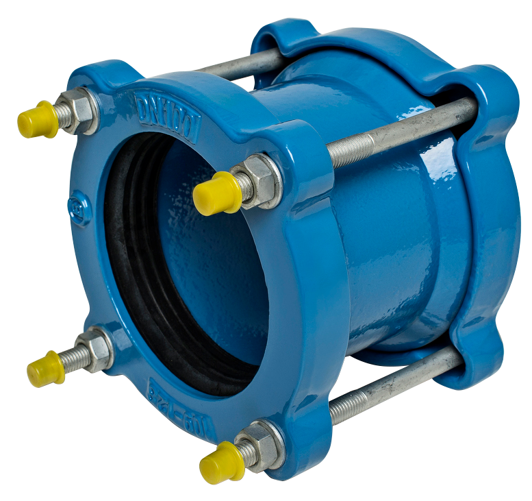 Муфта подвійна чавунна універсальна Blucast DN 250 (266-295)