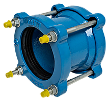 Муфта подвійна чавунна універсальна Blucast DN 50 (57-74)