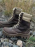 Берці тактичні зимові шкіряні Яструб, койот 40-45, фото 3