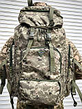Рюкзак тактичний піксель 65 л, фото 2