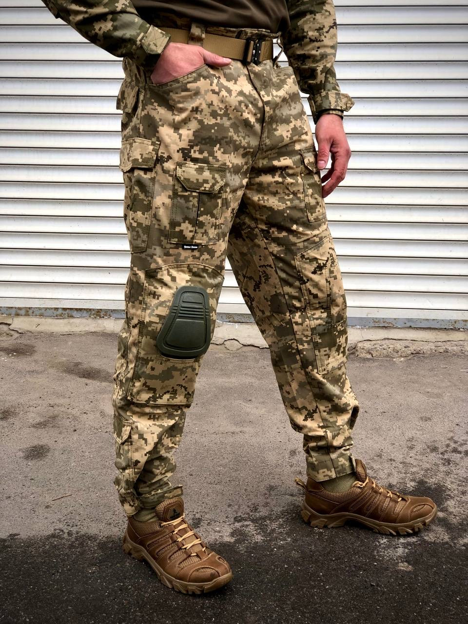 Тактичні брюки з наколінниками Single Sword Піксель, фото 1
