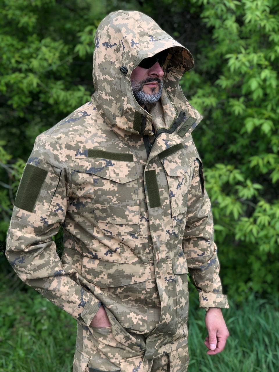 Тактична легка куртка, піксель, фото 1