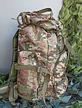 Рюкзак тактичний 65 л, мультикам, фото 3