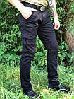 Брюки, штани тактичні, стрейч котон, чорні