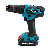 Шуруповерт аккумуляторный ударный Makita DTW484 24V 5AH, шуруповерт с набором бит головок свердел гибкий вал