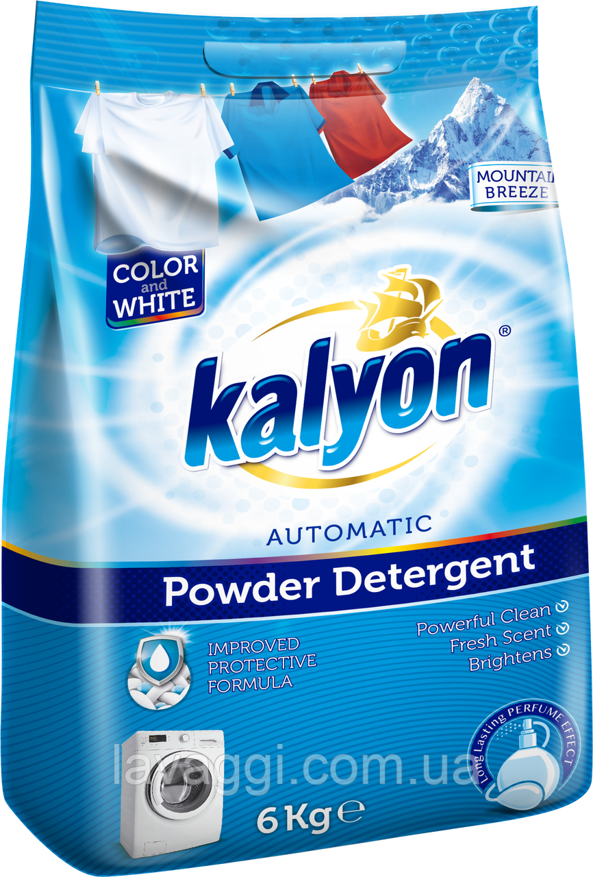 Порошок для прання Kalyon Mountain Breeze на 60 прань 6 кг