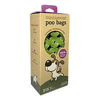 Poo Bags Dog Waste Bag Lavander Пакеты для собачьих фекалий, с ароматом лаванды 21 шт