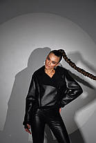 Актуальна демісезонна жіноча укорочена дублянка Gs2537, фото 2