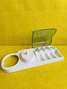 Підставка для електричної зубної щітки Oral-B та 4 насадок з кришкою