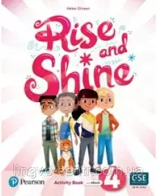 Англійська мова. Rise and Shine Level 4 Activity Book with eBook