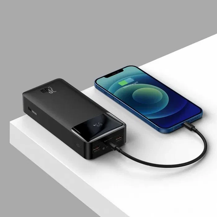 Повербанк Power Bank Baseus Bipow Digital Display 30000mAh 20W Black (PPDML-N01)