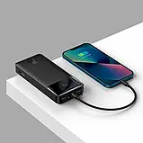 Повербанк Power Bank Baseus Bipow Digital Display 20000mAh 20W Black (PPDML-M01), фото 3