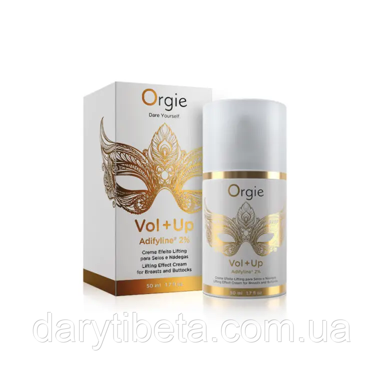 Крем з ефектом ліфтингу для грудей та сідниць ORGIE Vol + Up – Adifyline™ peptide 2%