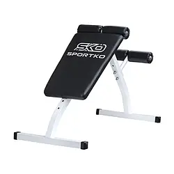Лавка (стійка) для пресу та гіперекстензії комбі SportKo СП-1 тренажер для пресу