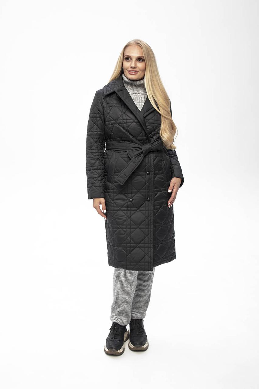 Женское демисезонное пальто Мира р-ры 44-54 - фото 6 - id-p1236811685